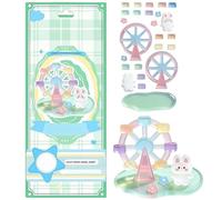 Stackable Stickers Waterproof Transparent 3D Cute Decals Set | Layered Figure Stickers for Phone Case Scrapbook Planner Notebook Journal Water Bottle Laptop DIY Decoration | for Creative Use