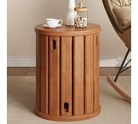 Stackable Stools Set of 4 - Versatile Solid Wood Furniture for Ottomans, End Table, Coffee Table, Side Table, Bedside and Corner Night Table