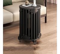 Stackable Stools with Wheels, 6-in-1 Nesting Stools, Durable Round Wood Stools Set of 6, for Kitchen Living Room Bar Dorm