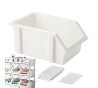 Stackable Storage Baskets, Food Drawer Organization Bins, 30x20cm Kids Room Storage Boxes for Pantry, Non Woven Sturdy Material, Home Organizer with Multi Purpose Use, Toy Screws Floor