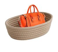 Stackable Storage Box - Sturdy Storage Basket, Fabric Basket for Blankets, Fabric Bins with Ship Shaped, Baskets & Bins Clothes Arrangement, Box Organizers for Tidy Home Management