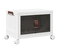 Stackable Storage Box with Wheels Storage Container Stackable BinTruck vidaXL