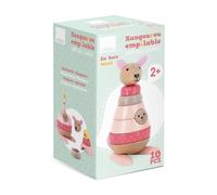 Stackable Surprise Solid Wood Kangaroo for Children from 2 Years and Above