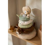 Stackable Tower in Fabric, Green Forest brown