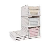 Stackable Wardrobe Storage, White