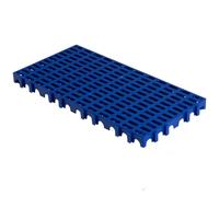 Stackable Waterproof Plastic Pallet Breathable Floor Palette for Kitchen Storage Ideal for Market Use (Blue)