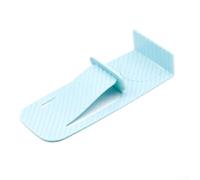 Stackable Wedge Door Stopper, Great for Elevating Furniture or Keeping Doors Open (Blue)