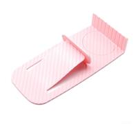 Stackable Wedge Door Stopper, Great for Elevating Furniture or Keeping Doors Open (Pink)
