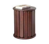Stackable Wood Stool, 4-in-1 Multifunctional Round Table for Kitchen, Bedroom, Living Room, Bar, Durable and Space-Saving Furniture