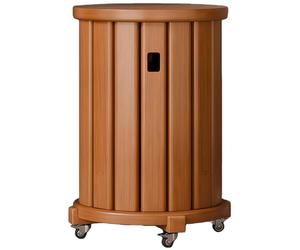 Stackable Wood Stools Set of 4 - Versatile and Space-Saving Design for Living Room, Kitchen, Bedroom, Balcony, or Bar - No Installation Required