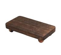 Stackable Wooden Shelf - 10x7x4.2cm Display Block, Durable Hardwood Pedestal, Minimalist Organizer with Polished | Elegant Suc Perfume Bottle Holder