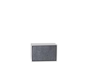 Stacked Bookcase System Acoustic Panel Large Gray Mélange