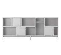Stacked Configuration 7 Shelving System Light grey Muuto SINGLE PIECES