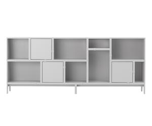 Stacked Configuration 7 Shelving System Light grey Muuto SINGLE PIECES