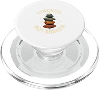 Stacked Not Shaken Zen Rock Tower Motivation PopSockets PopGrip for MagSafe