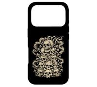 Stacked Skulls Mushroom Gothic Vintage Art Case for iPhone 17 Pro