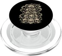 Stacked Skulls Mushroom Gothic Vintage Art PopSockets PopGrip for MagSafe