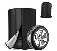 Stacked Tyre Storage Cover for Geely GX3 2018-2023 | 420D Oxford, limits dust and moisture, for garage storage