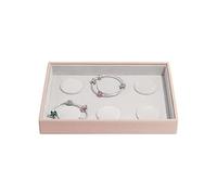 Stackers Blush Pink Classic Medium Jewellery Box 6 Padded Charm Layer
