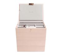 Stackers Blush Pink Classic Medium Jewellery Box, Set of 5