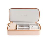 Stackers Blush Pink Large & Petite Travel Jewellery Box