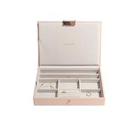 Stackers Blush Pink & Rose Gold Classic Medium Jewellery Box Lid