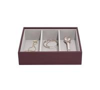 Stackers Burgundy Classic Watch & Accessory Layer