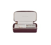 Stackers Burgundy Medium Travel Jewellery box