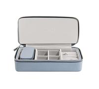 Stackers Dusky Blue Large & Petite Travel Jewellery Box