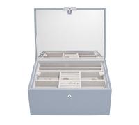 Stackers Dusky Blue Luxury Classic Jewellery Box