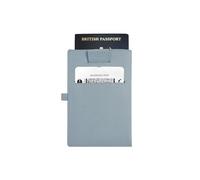 Stackers Dusky Blue Passport Sleeve