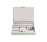 Stackers Sage Green Classic Medium Jewellery Box Lid
