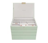 Stackers Sage Green Classic Medium Jewellery Box - Set of 4