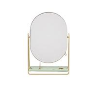 Stackers Sage Green & Gold Dressing Table Mirror & Jewellery Stand