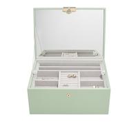 Stackers Sage Green Luxury Classic Jewellery Box