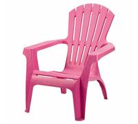 Stacking Armchair Garden Chair Camp Balcony Stackable 75x86x86cm Pink
