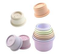 Stacking Cups for Rabbits | Multi-Colored Bunny Toys of Different Sizes | Enrichment Toys for Bunnies Hedgehogs Small Animals Hiding Food And Playing