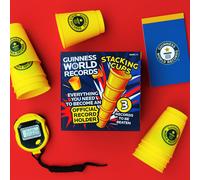 Guinness World Records 2026 Stacking Cups Kit - Record Breaker - Stacking Cups For Kids & Adult - World Record Holder - Guinness Book Records - Speed Cup - Achievement Game - Stocking Fillers For Kids