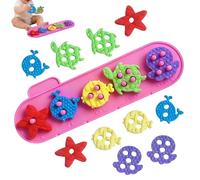 Stacking Games | Marine Animal Themed Game Blocks, Color Recognition Blocks | For Home, School, Kindergarten, Daycare, Playroom, Birthday, Going