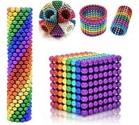 Stacking Magnetic Ball, Magnetic Fidget Balls Tiny Rainbow Magnetic Beads Finger Toys For Adults And Teenagers On Desk (343)