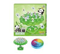 Stacking Puzzle Game, Balance Activity Toy, Animal Figure Selling Point, for Wood Material, Rabbit Panda Puzzle with Interactive Play, Family Entertainment Feature, for Travel Party Use