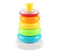 Stacking Rings Toy - Colorful Nesting Ring Stacker for 6-12 Months | Educational Building Game for Fine Motor Skills | Lightweight Sensory Toys Home, Daycare & Travelc