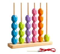 Stacking Rocks,Wooden Stacking Educational Fun Toys,Kids Color Sorters - for Classroom Elementary Party Activities Birthday Morning Leisure Home Family Time Kindergarten School