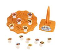 Stacking Tower Game - Interactive Parent Child Balance Board Puzzle Featuring Children Tabletop Design | Engaging Entertainment For Indoor Outdoor Travel Party Night Boys Girls Adults Family Group Act