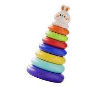 Stacking Tower Set for Kid Early Learning Multicolored Rings Sorting Toy Hands-on Balancing Rings Set Colorful Stacker for Infants