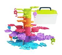 Stacking Toys,Blocks Building Toys - Learning Game for Kids Boys Girls Ages 3+ Christmas Birthday Kindergarten Classroom Preschool Home