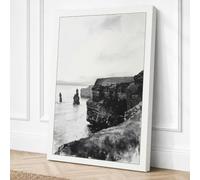 Stacks Coastal Canvas Wall Art Print 30x20 Inch (76 x 51 cm)