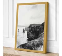 Stacks Coastal Canvas Wall Art Print 36x24 Inch (91 x 61 cm)