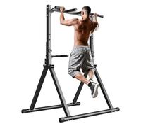 STACOO Foldable Pull Up Bar Pull Up Station,Power Tower with Triangular Structure, Multi-Functional Dip Station for Home Gym 300LB