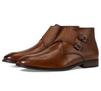 Stacy Adams Kaius Double Monk Strap Boots, Cognac, 12 Wide